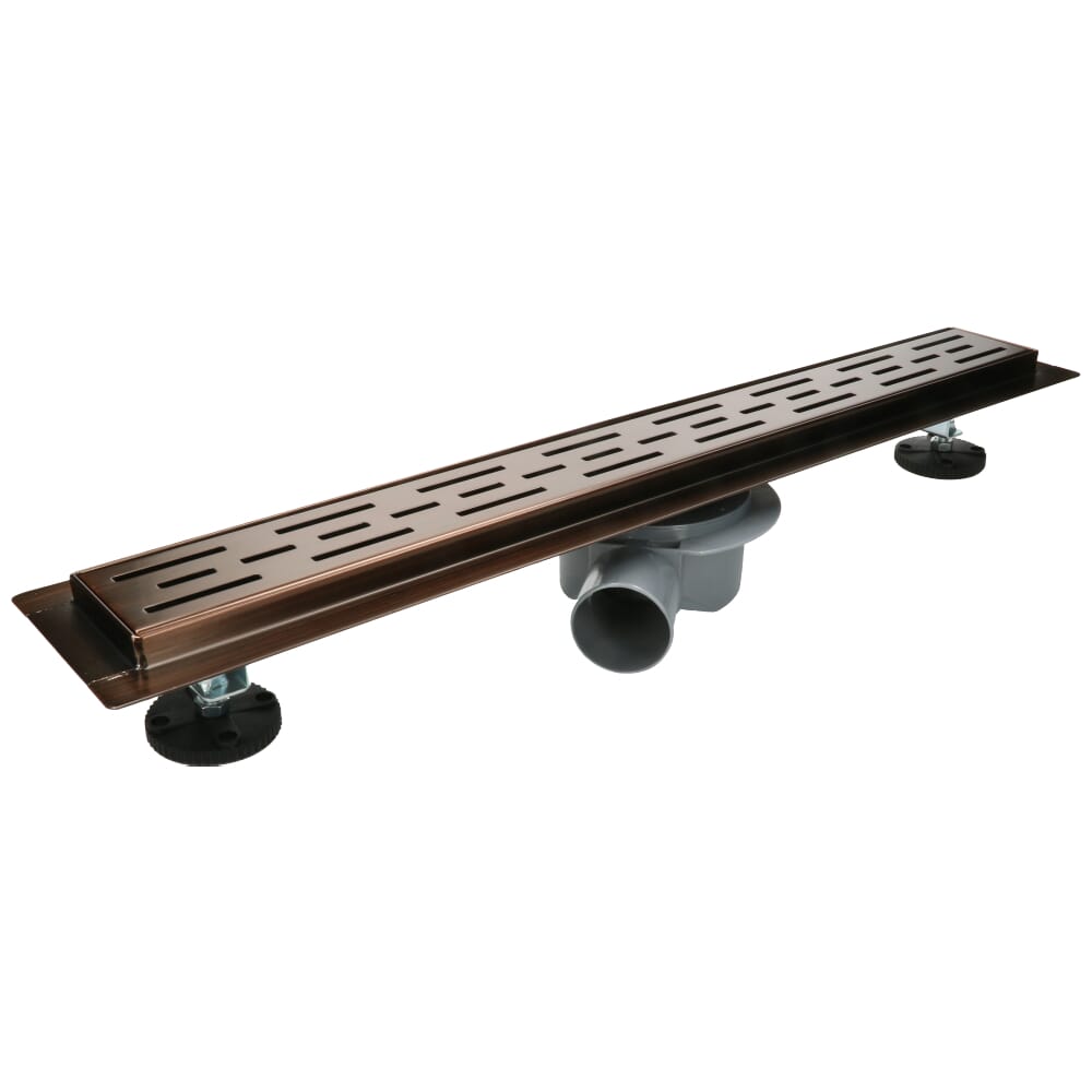 RVS Gaatjesrooster RUBRUM AEREUS 60 cm Brons