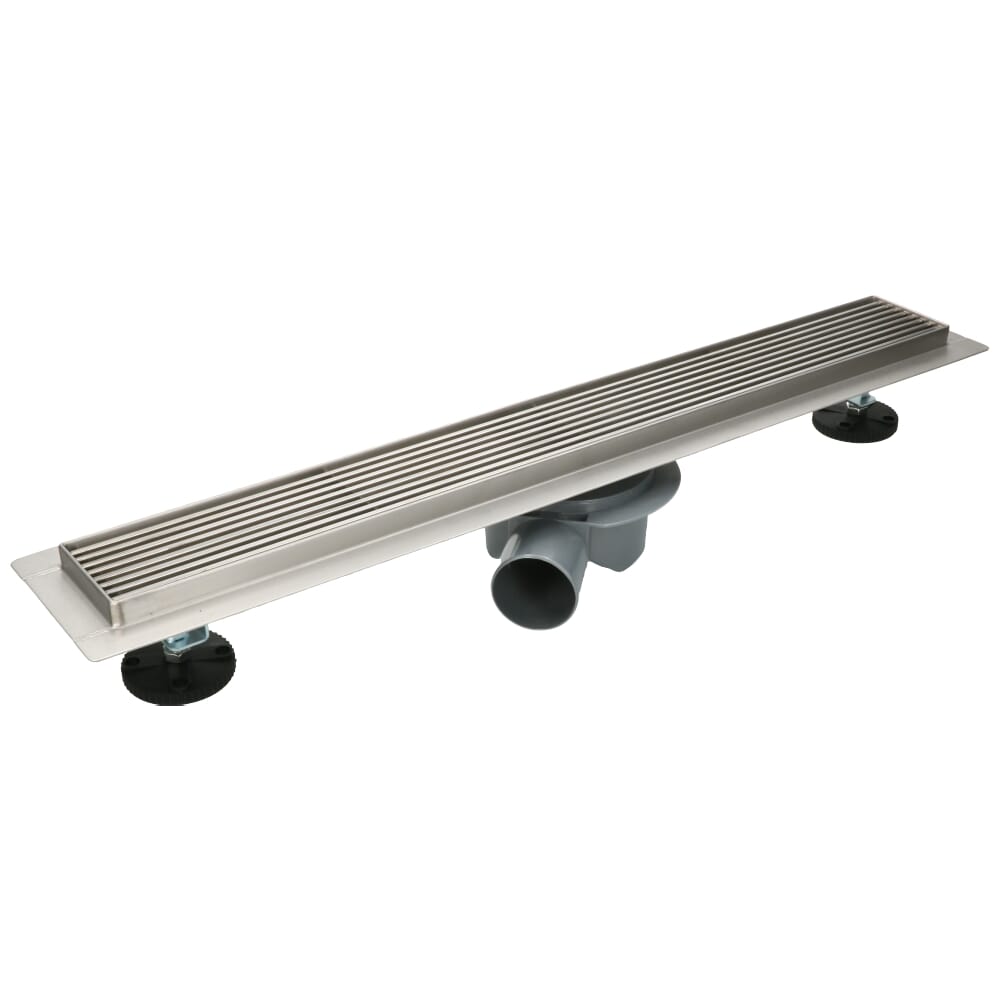 RVS Streepjesrooster BASIS 30 cm Zilver
