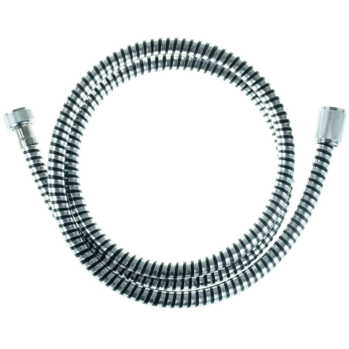 Doucheslang FLEX 150cm Chroom Zwart