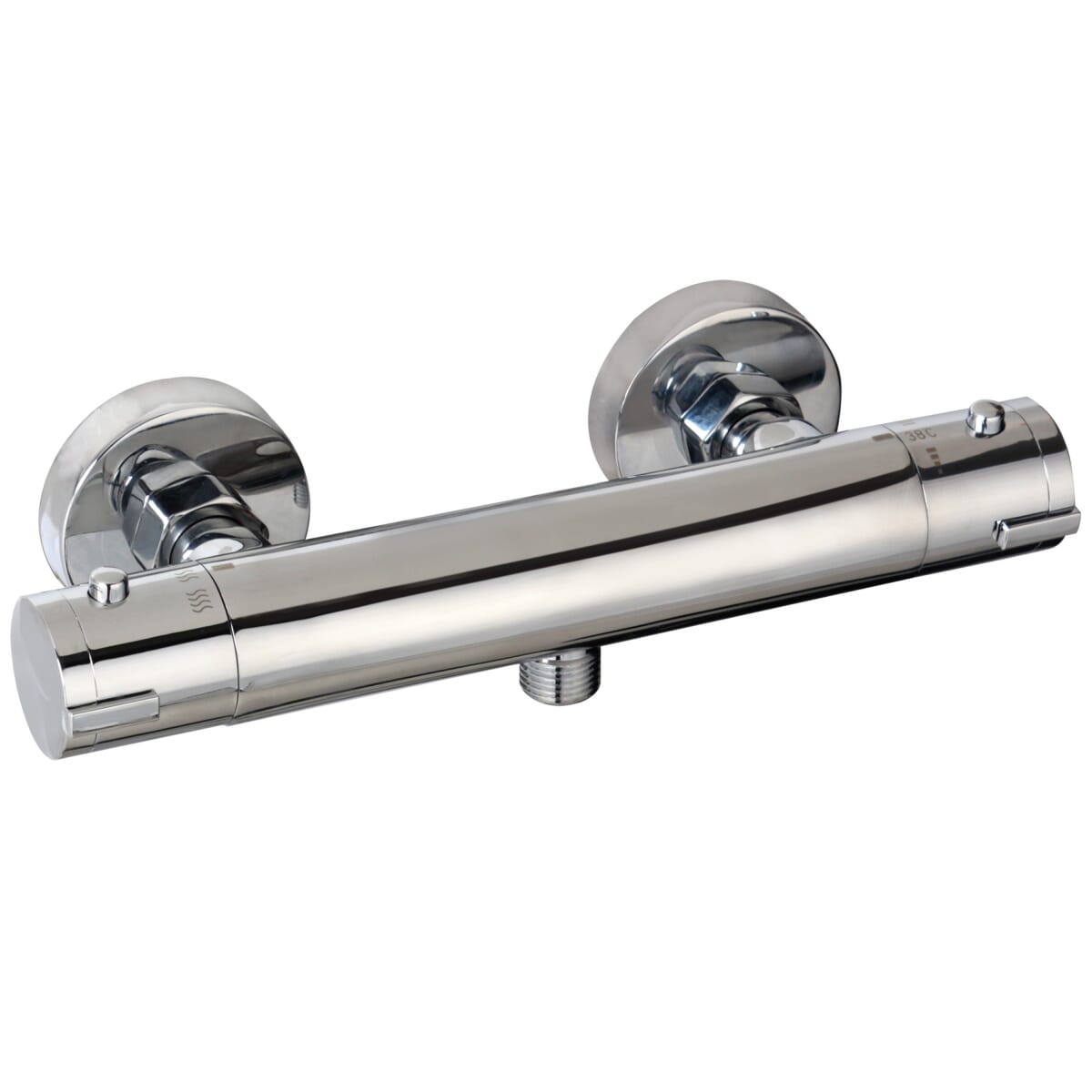Douchekraan LONDON Chroom Nederlands 120mm HOH-afstand