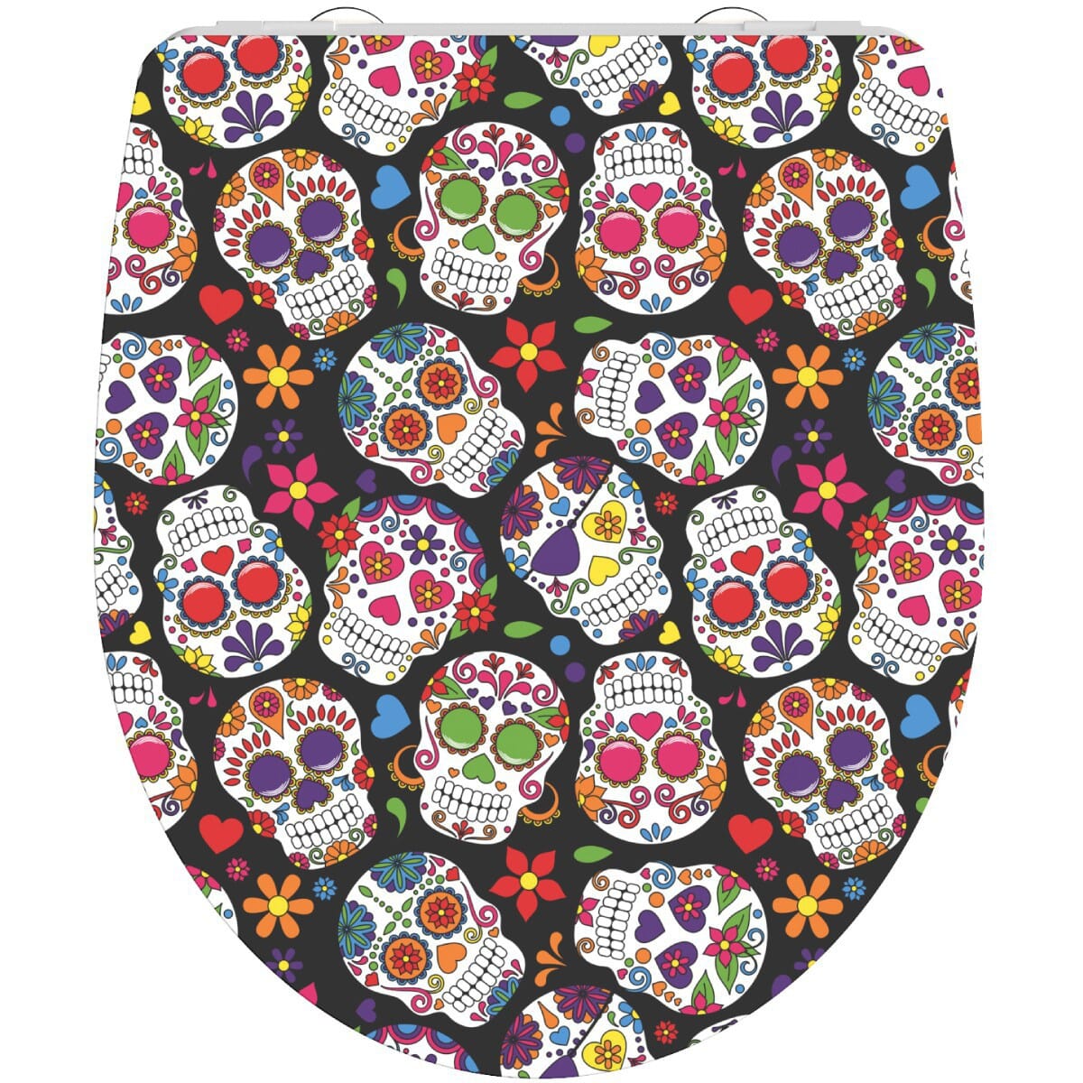 Toiletzitting SKULLS 'N' COLOURS Duroplast High Gloss