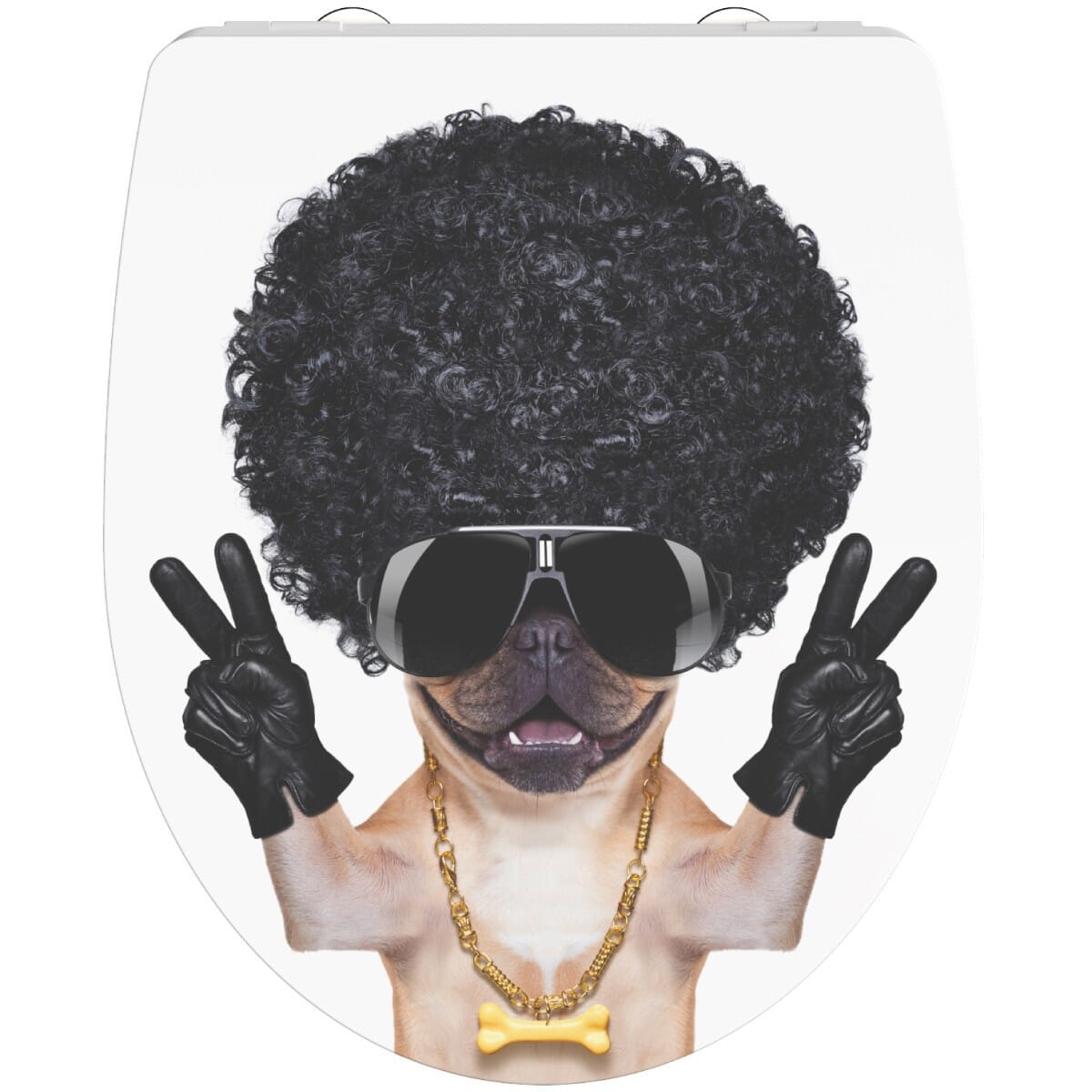 Toiletzitting DISCO INFERNO Duroplast High Gloss