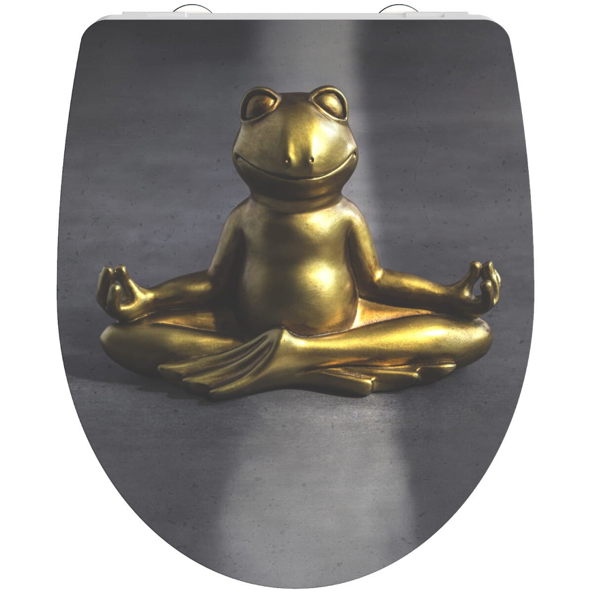Toiletzitting MEDITATING FROG Duroplast High Gloss