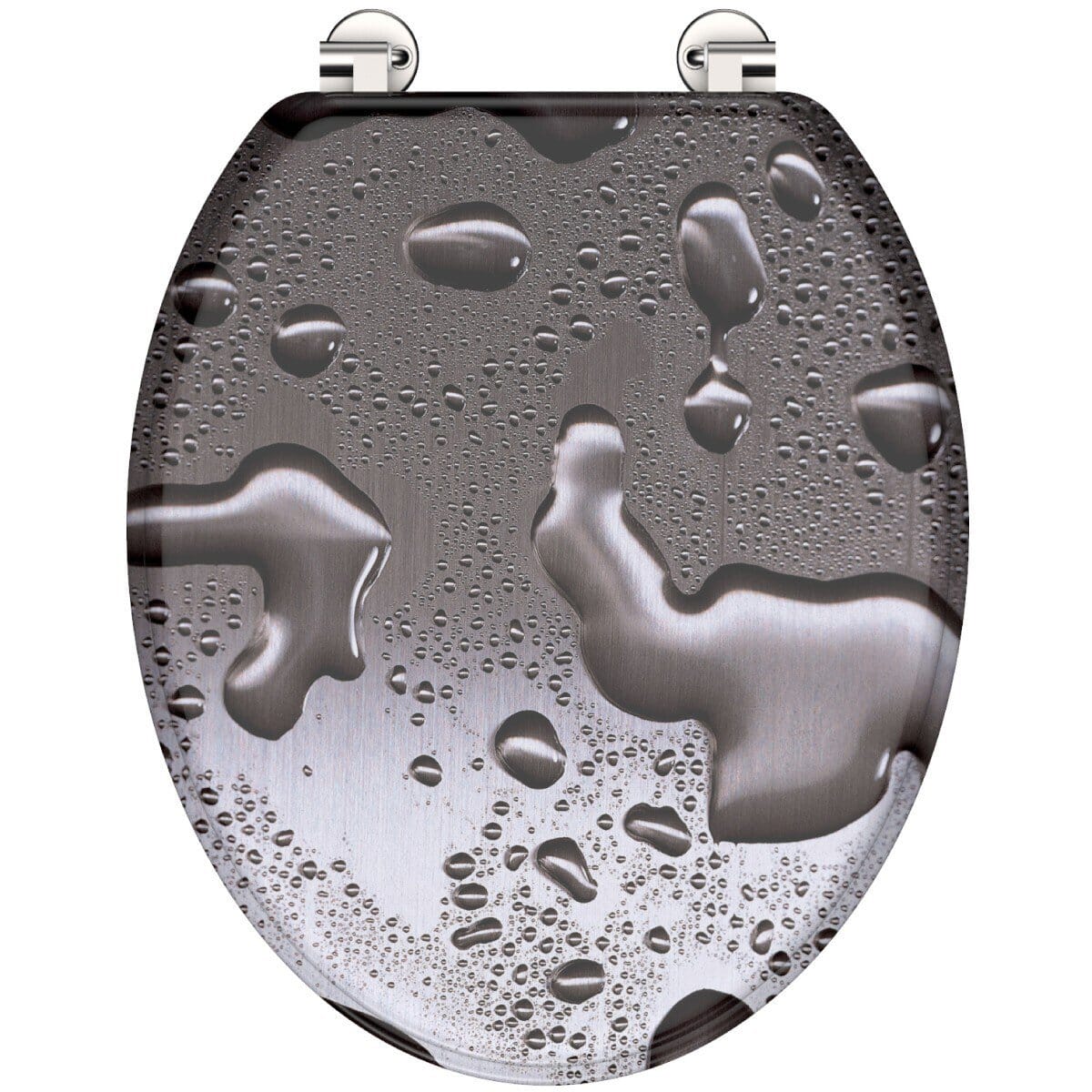 Toiletzitting METAL DROPS MDF