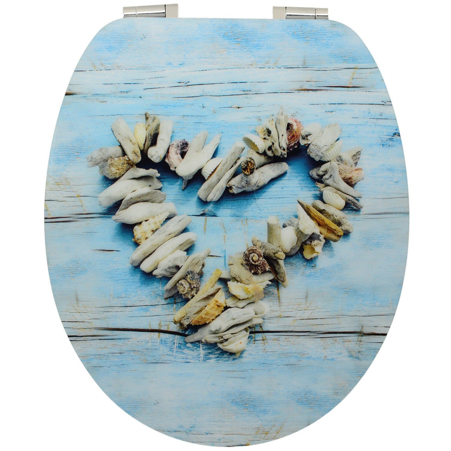 Toiletzitting SHELL HEART MDF High Gloss