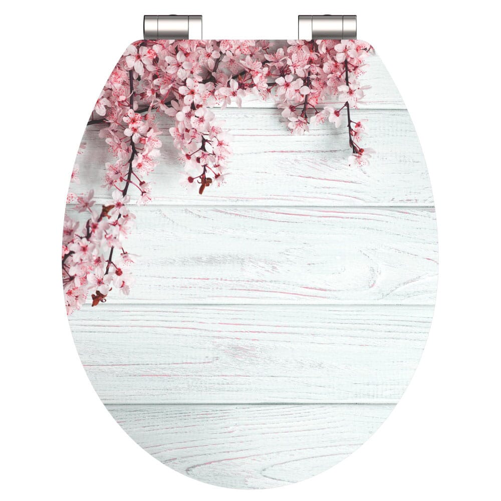 Toiletzitting WOOD-N-FLOWERS MDF High Gloss
